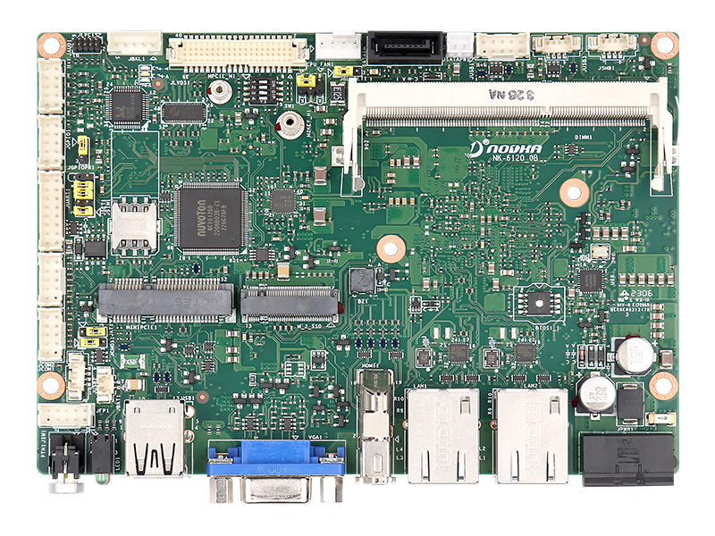 3.5寸嵌入式主板J1900/DDR3L/2GbE/2COM/3USB